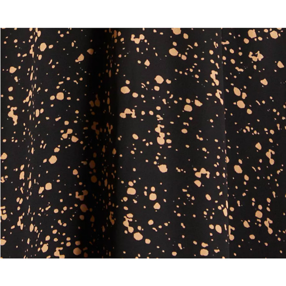 Ann Taylor Petite Spotted Flare Dress - Picture 3 of 3